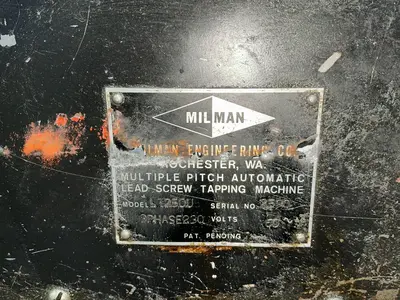 Used MILMAN ENGINEERING LT250U Tappers Ohio US | HGR 24 #1515794