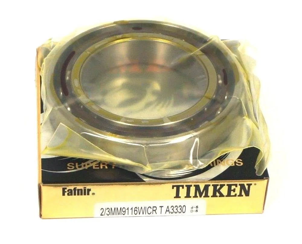 NEW TIMKEN / FAFNIR 2/3MM9116WICR T A3330 SUPER PRECISION BEARING