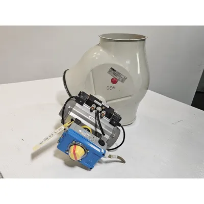 Used Jacob Tubing 8" (200mm) Dia. Two-way Pneumatic Diverter Valve