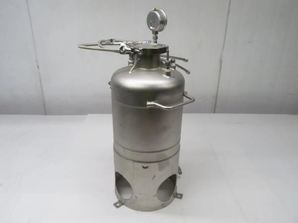 Used POPE SCIENTIFIC 3-GALLON T-316L Stainless Steel Tanks Texas US | Aucto #1453380
