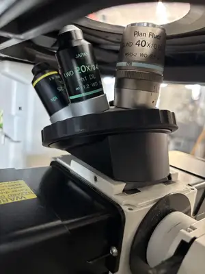 Nikon Eclipse TE300 Inverted Phase Contrast Fluorescence Microscope 4 Objectives