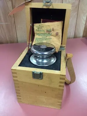 1338-385 Like New Sartorius #10F, 10 KG., Chrome Balance Calibration Weight
