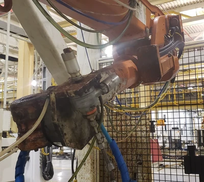 ABB IRB2400-M98A Robot Manipulator Arm w/ Controller and Teach P