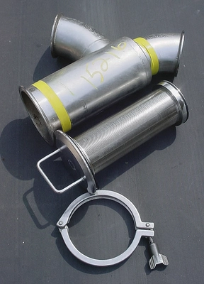 USED FLOWTECH 4" STRAINER 54 Y STRAINER FILTER