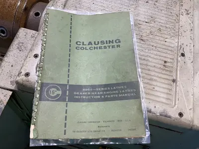 USED CLAUSING COLCHESTER 15”