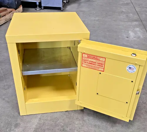 SECUREALL Flammable Liquids Safety Storage Cabinet OSHA Approved 17 x 17 x 22