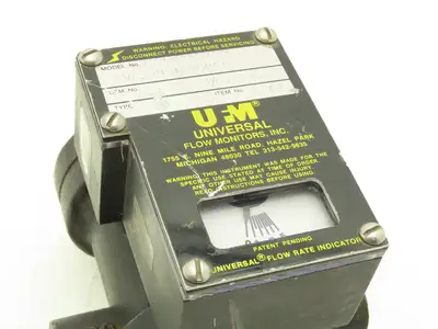 UFM LP-CBMSF5GM-4L-32V1.0-M3WR-PC4M-C-1D Flow Meter 1/2" NPT 0-5GPM