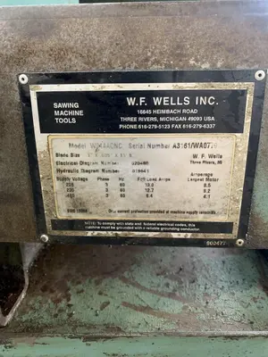 USED W.F. WELLS W-914A