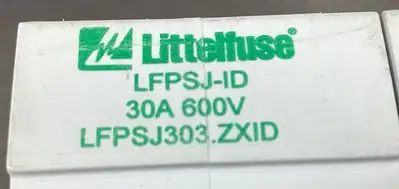 Used Littelfuse LFPSJ-ID FUSE HOLDER, 2 POLE, 30A, 600V. Fuse Accessories | Palmetto Automation #1155779