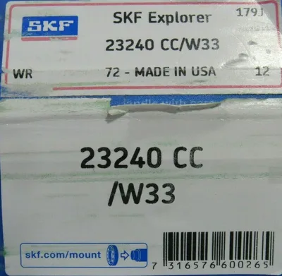 NEW SKF 23240 CC/W33 ROLLER BEARING 23240CCW33