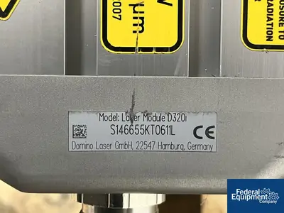 Used Domino Domino Printer System, Model D320i Print Head Ink Jet Coders & Printers Ohio US | Federal Equipment Company #1566144