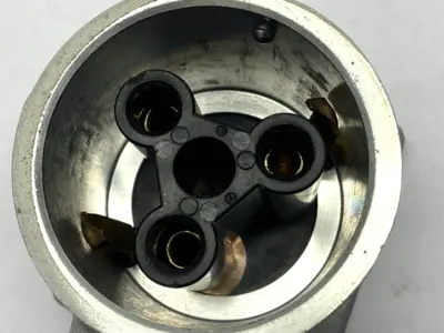 USED APPLETON MOUNTING RECEPTACLE 3-POLE 100A 3W