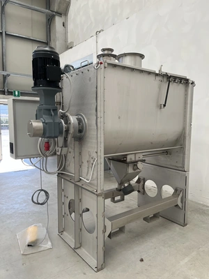 500L S/S New  Rigal Bennett U Trough Mixer