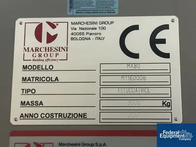 USED Marchesini Marchesini Cartoner, Model MA80