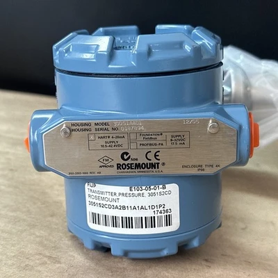 NEW Rosemount 3051S2CD3A2B11A1AL1D1P2