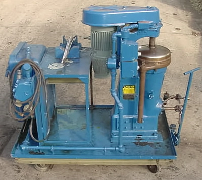 USED SHARPLES PENWALT VERTICAL CENTRIFUG VERTICAL CENTRIFUGE