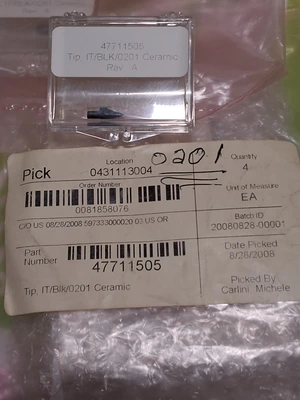 UNIVERSAL INSTRUMENTS 47711505 IT/BLK/0201 CERAMIC TIP - BRAND NEW