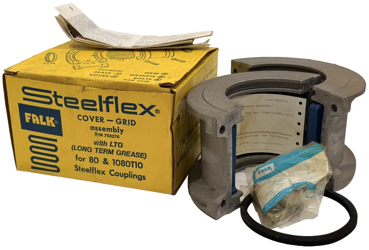 NEW FALK STEELFLEX 758276 COVER-GRID ASSEMBLY FOR 80 & 1080T10