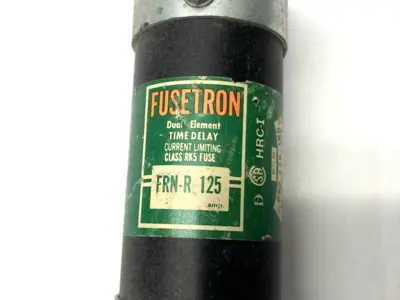 USED BUSSMANN DUAL ELEMENT TIME-DELAY FUSE CLASS RK5 250V 125A