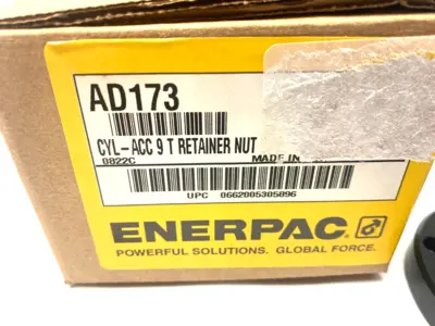 USED ENERPAC RETAINER NUT, 9-TON RD CYLINDER ATTACHMENT