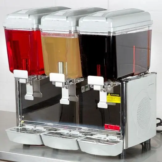 Triple 3 Gallon Bowl Refrigerated Beverage Dispenser