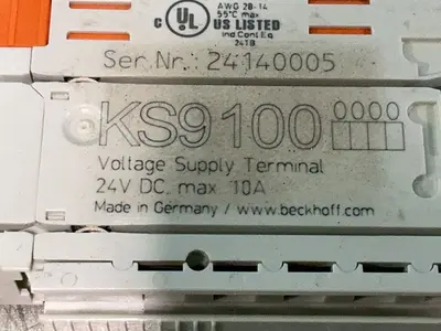 New | in-Stock BECKHOFF KS9100 PLC Power Supplies Ohio US | HGR 24 #1326182