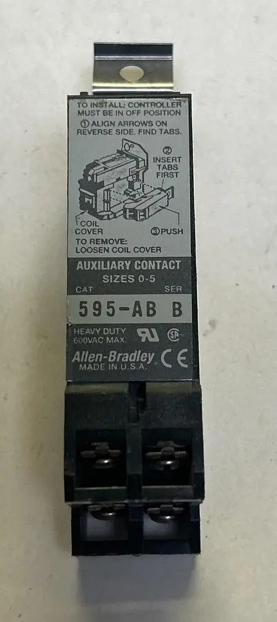 Used ALLEN-BRADLEY 595-AB Miscellaneous Equipment (Electrical & Power) | Surplus Asset Holdings #1201233