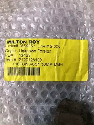 Milton Roy 2120128100 50mm Piston Assembly -NIB