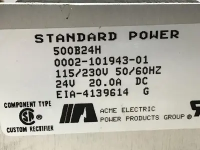 USED ACME ELECTRIC 500B244