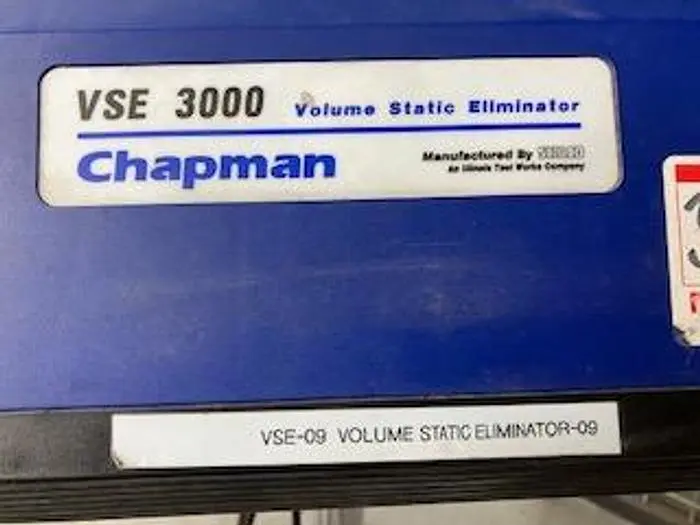 Used VSE3000 STATIC ELIMINATOR _UNKNOWN_ Material Handling (misc) Massachusetts US | Paper Converting Equipment #395920
