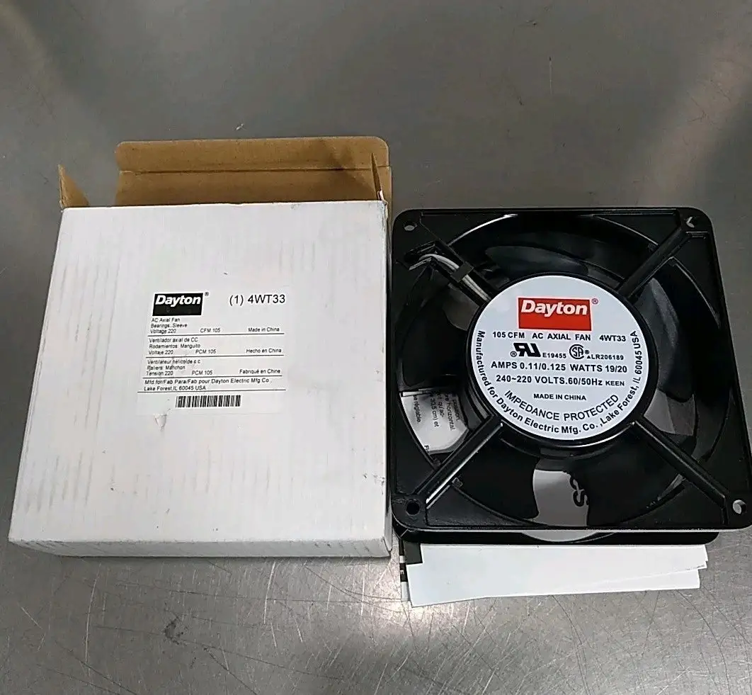 Dayton 4WT33AC Axial Fan Loc4B24