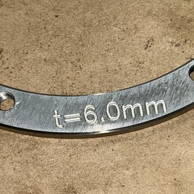 Spacer Set Spindle ,Shims t= 6.0mm (P/N ??) Fast Shipping! + Warranty