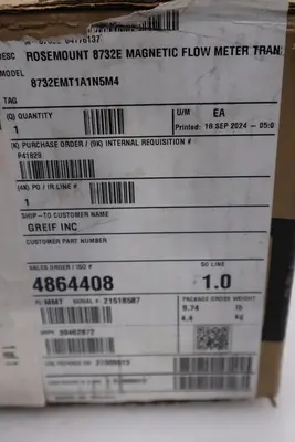 NEW OPEN BOX ROSEMOUNT 8732EMT1A1N5M4 Flow Transmitter STOCK GF7