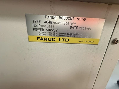 Used 2008 Fanuc ROBOCUT ALPHA 1iD, 2008, AWT Wire EDM New Jersey US | Machinery Values #1507204