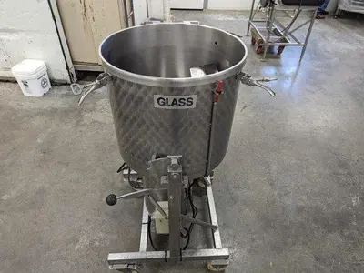 H. Glass Vacuum Meat Tumbler