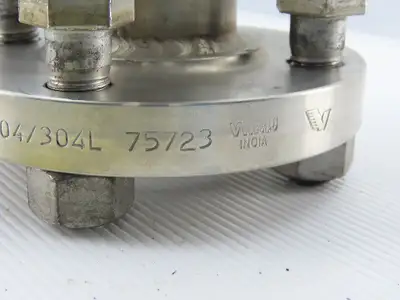 2-1/2" to 1-1/2"x 8-1/2" 304 Stainless Steel Flanged Reducing Coupling Connector
