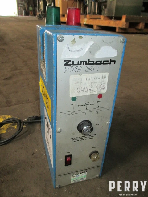 ZUMBACH KW20 Extruder Line Pipe Mics. | Perry Equipment