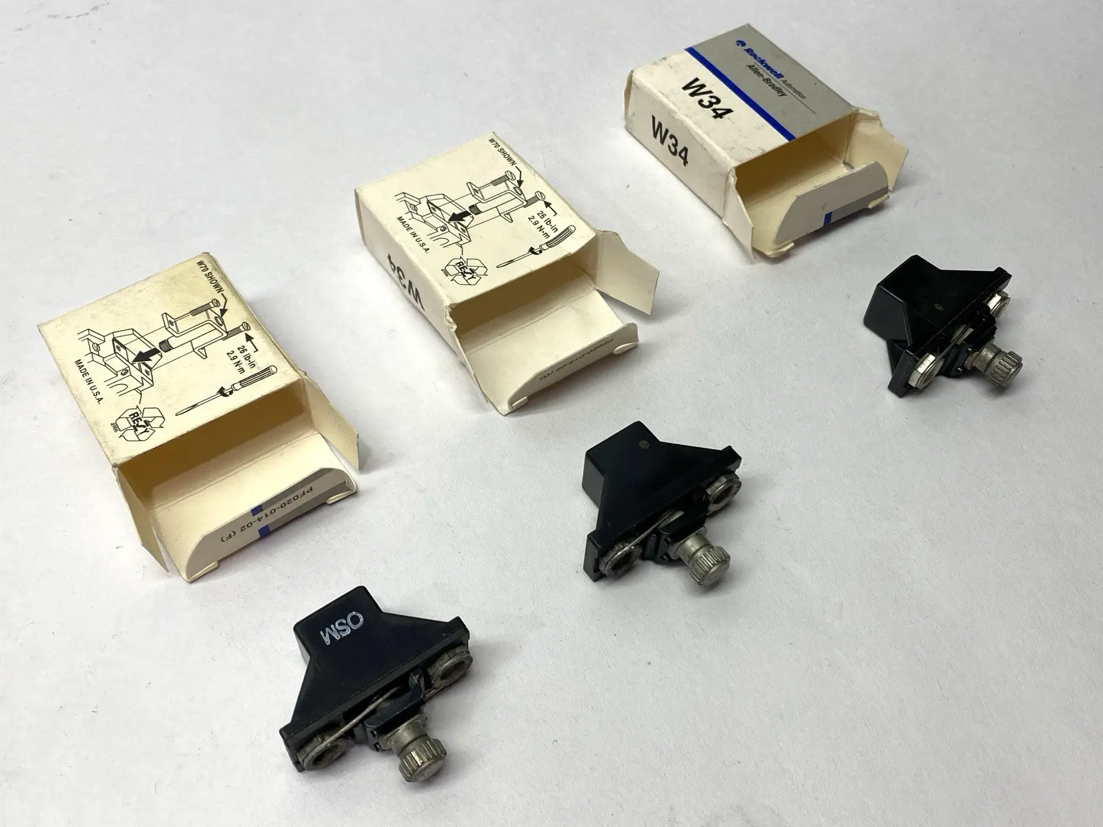USED ALLEN-BRADLEY HEATER ELEMENT LOT OF 3