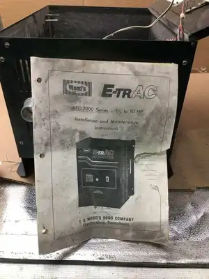 Wood’s E-Trac AFC2001-5B AC Inverter 1,1.5,3/4HP 230VAC 3PH 1/1.4/2KVA