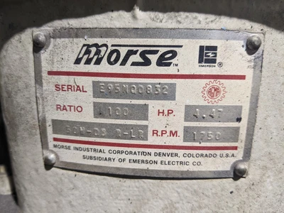 Morse Gear Reducer 50W-DB R-LR
