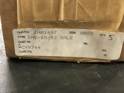 USED VISHAY DALE IHV-45-92