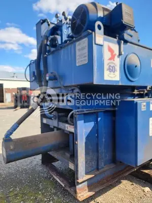 Used AMERICAN BALER TWO 7242H1075 WIDE MOUTH AUTO TIE HORIZONTAL Balers Pennsylvania US | US Recycling Equipment #1262696