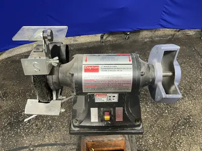 Used DAYTON 4Z908D Pedestal Type Grinders (Double End) Ohio US | HGR 24 #1452423