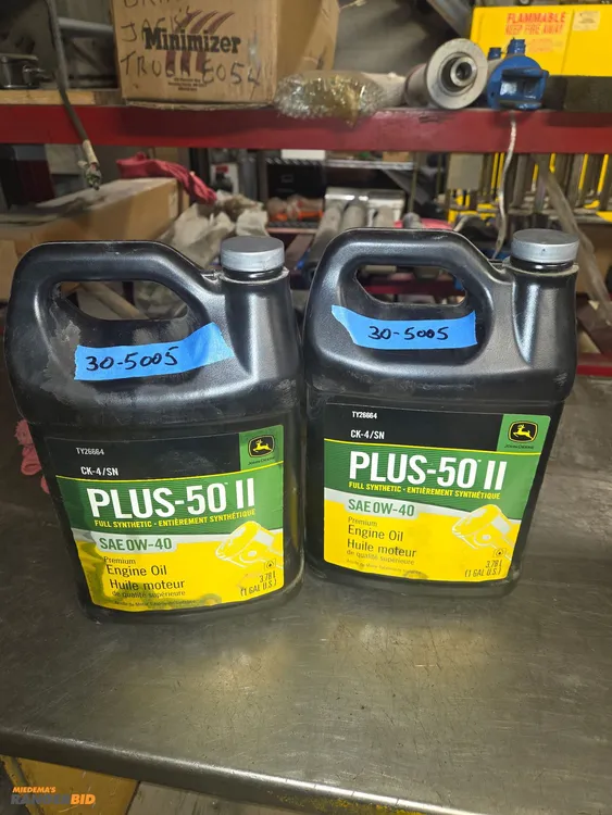 Used JOHN DEERE 0W-40 ENGINE OIL Chemicals, Fluids & Lubes | Miedema Asset Management Group #797860