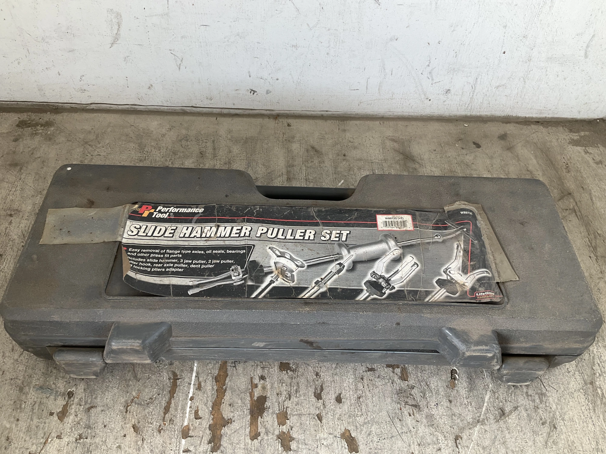 Performance tool slide hammer puller set model W89725
