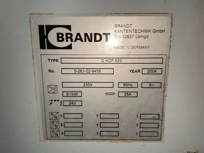 Used 2004 BRANDT O KDF 530 CNC Edgebanding Machining Centers Ohio US | HGR 24 #1550032