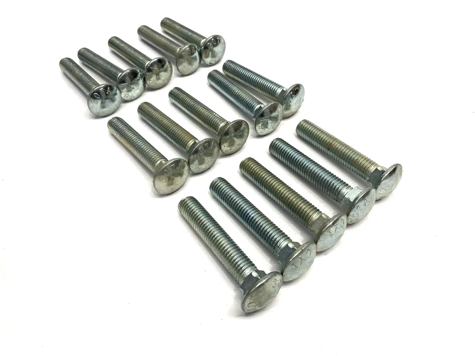5/8"-11 x 3-1/2" Carriage Bolts Grade 2 LOT OF 15 SHELFWARE - New Other