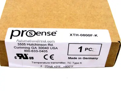 NEW SEALED AUTOMATION DIRECT XTH-0800F-K TEMPERATURE TRANSMITTER XTH0800FK