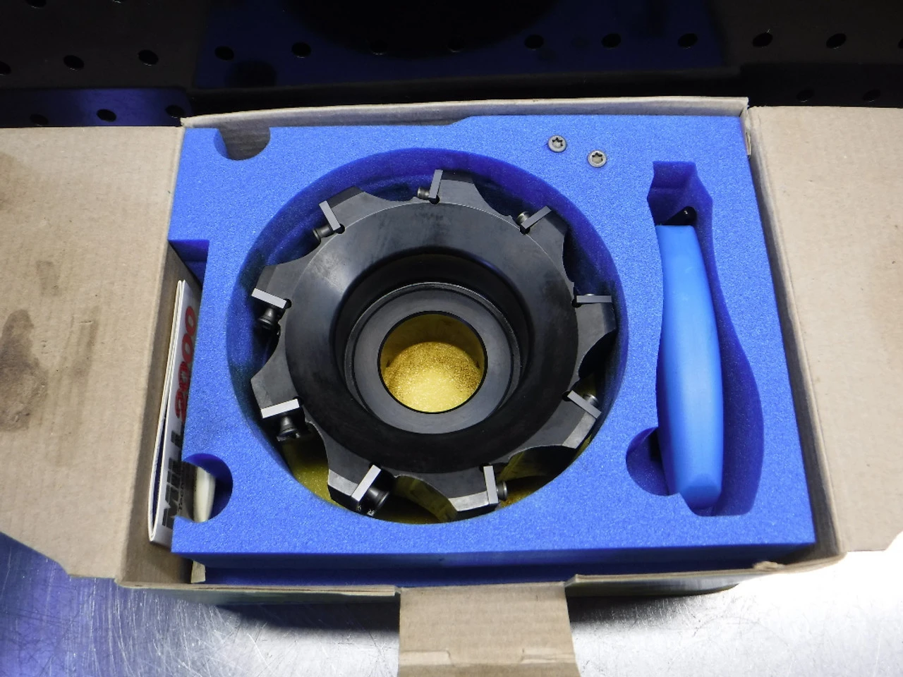 Iscar 5" Indexable Facemill 1.5" Arbor 3M F90AX-D5.0-1.50-20 (LOC2308A)