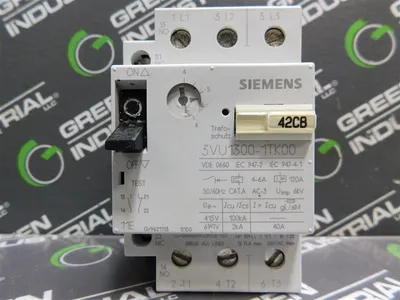 Lot of 2 Siemens 3VU1300-1TK00 Circuit Breakers Used